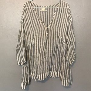 Meg by Design linen gauze “jacket”